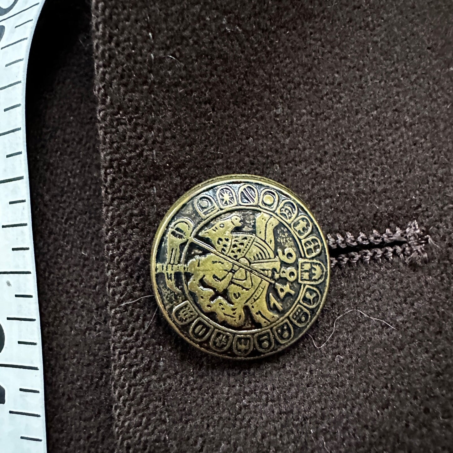 1960s 1970s Brown Sport Jacket VTG Mens Suit 44 36x28 Rockabilly Checkerboard