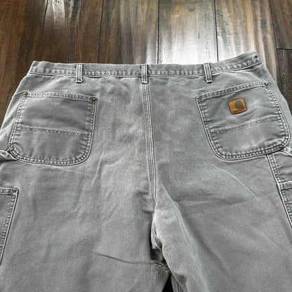 Carhartt B136 GVL Double Knee Carpenter Pants Size 44x34 (Fits 40x30) Dungaree