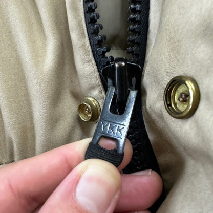 Vintage 1970s 1980s Eddie Bauer Goose Down Puffer Parka Jacket Tan Men's L 70s