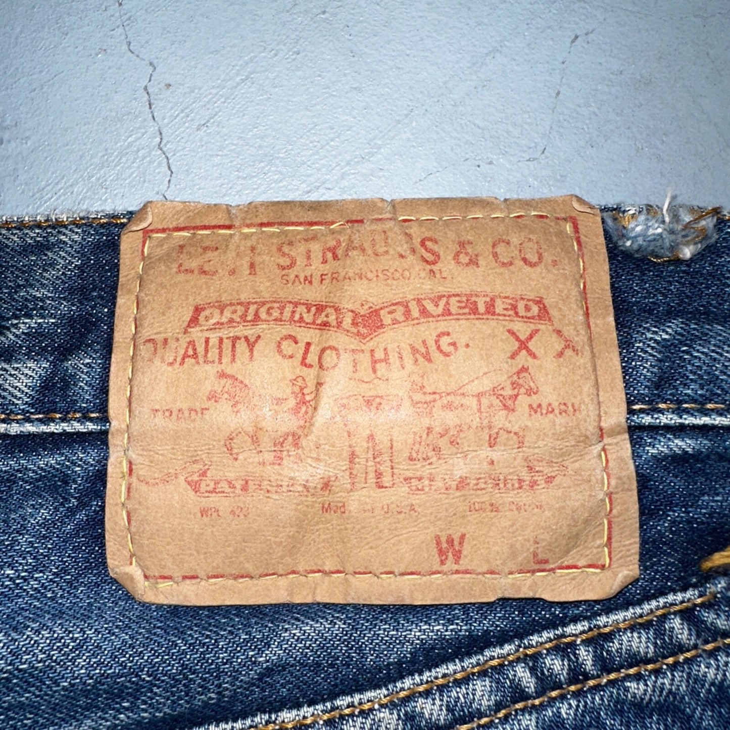 Levis 501 Big E Vintage 60s Redline Selvedge USA XX 1960s Jeans Skinny Act 26x23