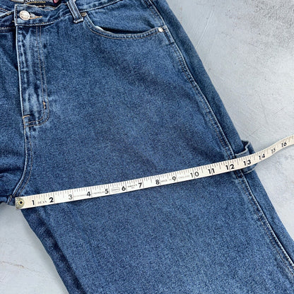 Richcow Jeans Vintage Y2K Carpenter Blue Denim Jeans Mens Size 38x32 Embroidery