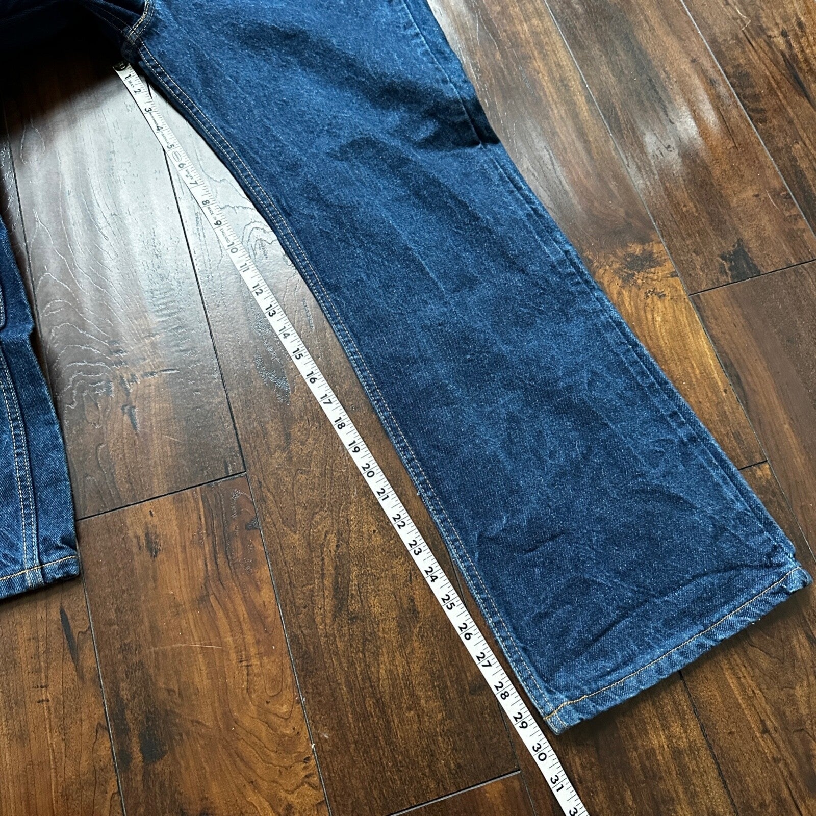 Levis 517 Vintage 90s USA Orange Tab Bootcut Flare Blue Jeans 38x30 35x29