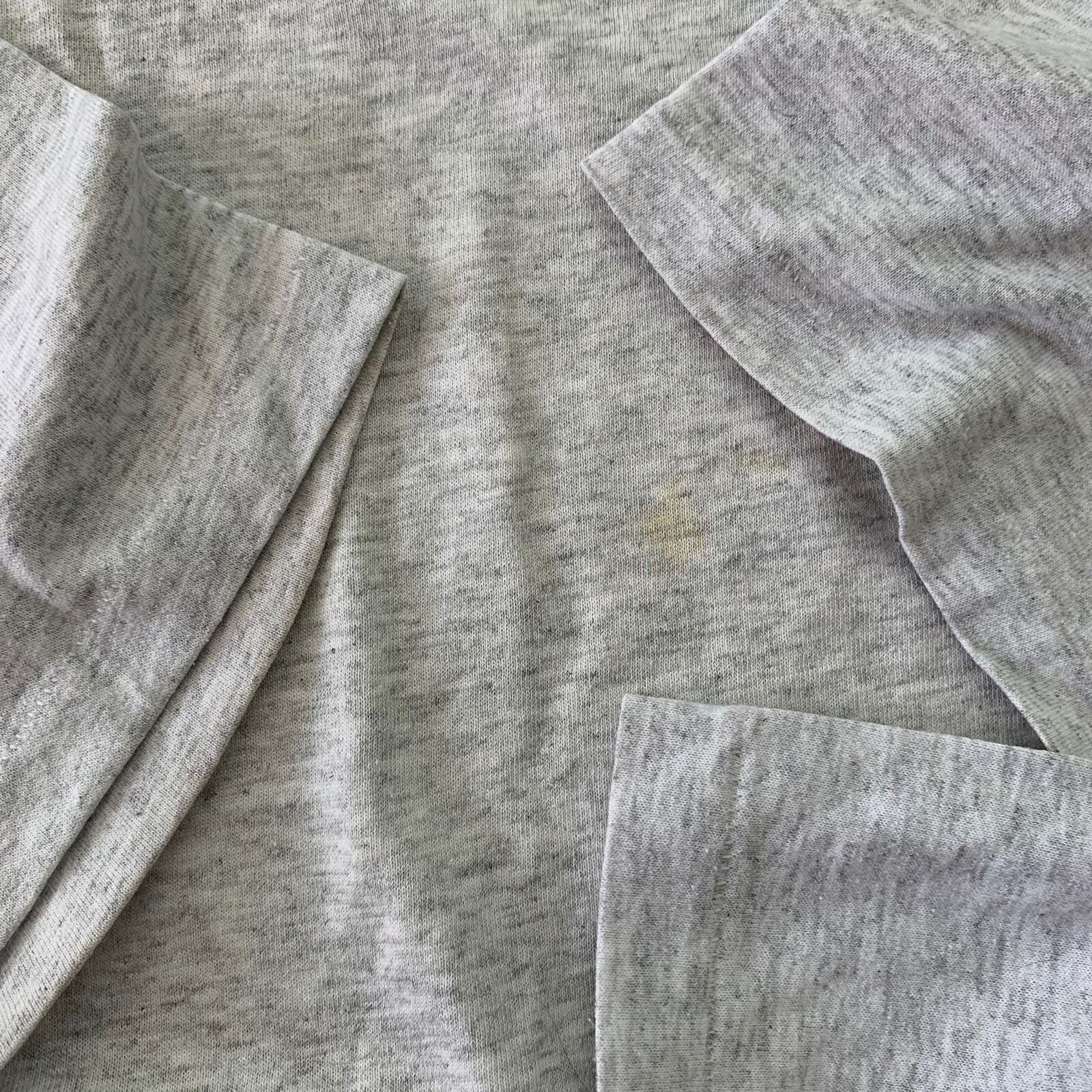 Blank 90s Vintage T Shirt Basic Lot 80s Single Stitch Thrashed Hanes Grey