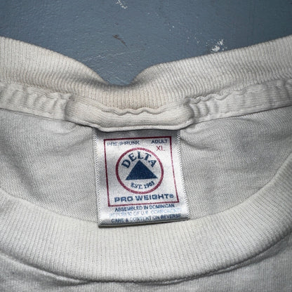 Redneck Fisherman Pro DELTA VTG T Shirt Y2K Joke Humor LOL Funny Buck Thrashed