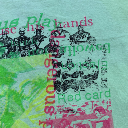 Vintage Nike T Shirt USA Rare Jordan Soccer 90s Running Green Sports Running