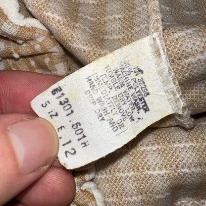 Vintage 70s High Waist Bell Bottom Poly Knit Disco Pants Pattern Checkerboard