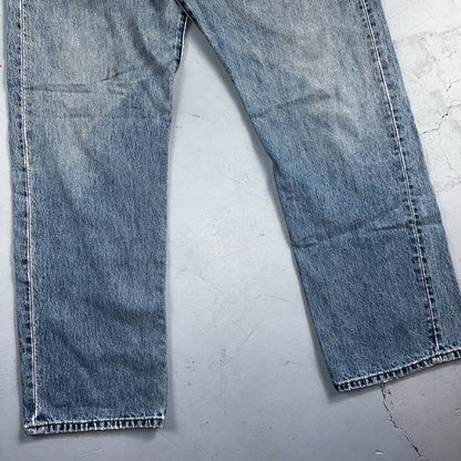 Levis 501 Vintage 90s Mexico Straight Leg Jeans 40x32 Y2K Light Wash Act 36x30