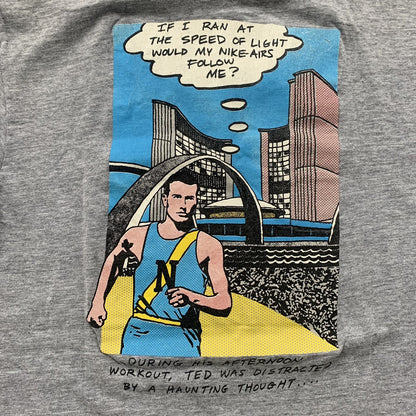 Nike Air Max Running Art Vintage T Shirt Cartoon Funny 90s Gray Tag Rap Toronto