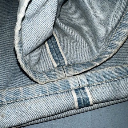 Levis 501 Vintage 80s Redline Selvedge USA XX Jeans Light Wash 1980s Act 29x30