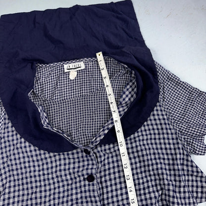 EN FOCUS STUDIO Striped Short Sleeve Side Slit Maxi Dress Blue Floral Grandmacor