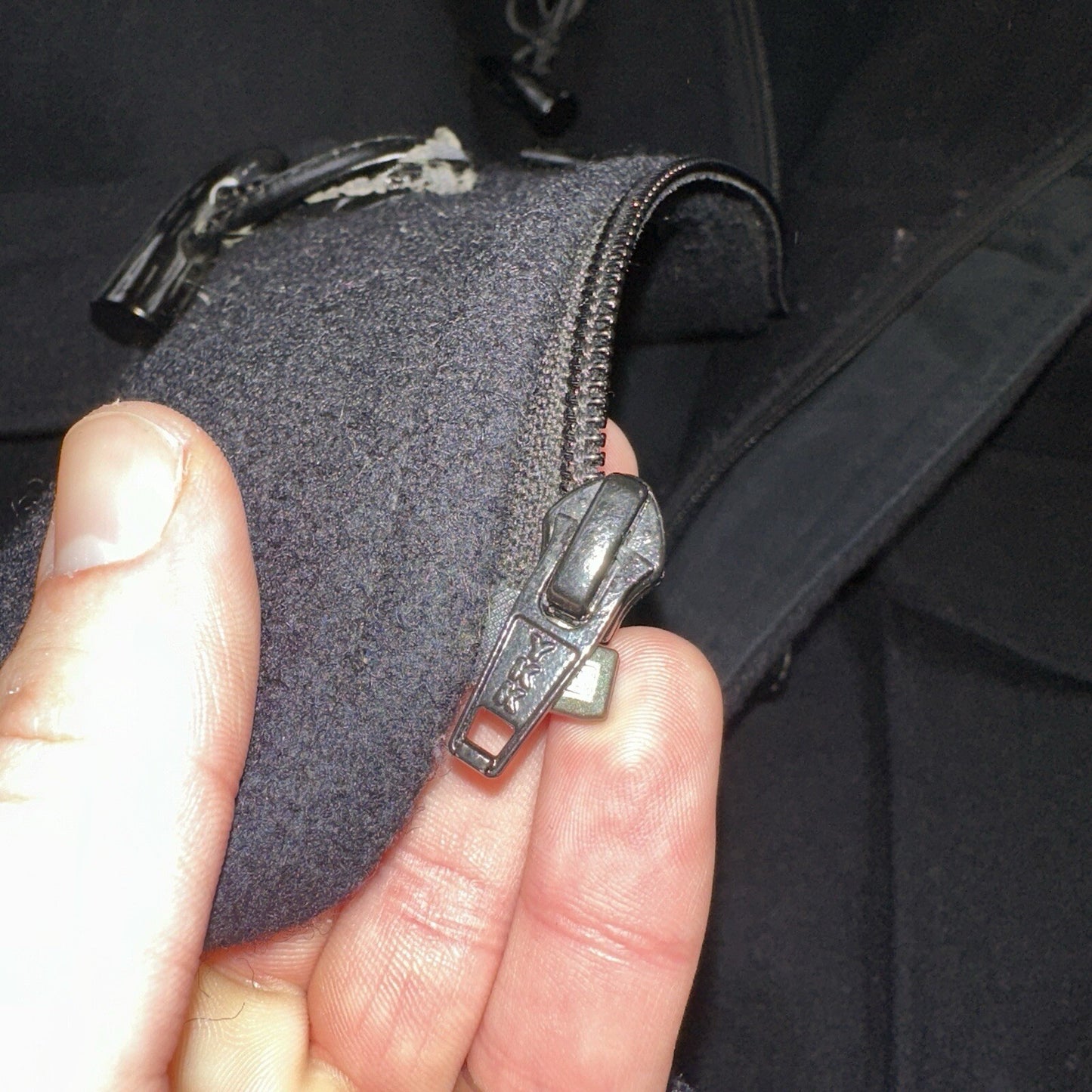 L.L. Bean Men S US Navy Anchor Collection Toggle Wool Pea Coat Jacket USA VTG