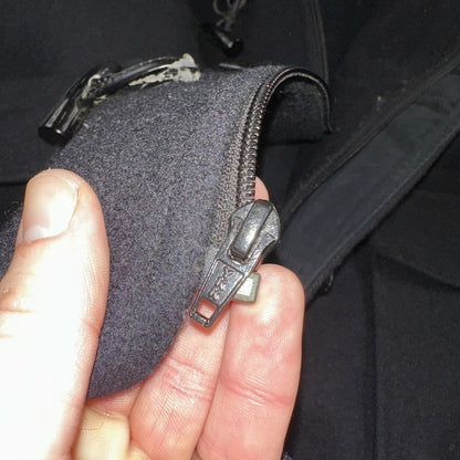 L.L. Bean Men S US Navy Anchor Collection Toggle Wool Pea Coat Jacket USA VTG