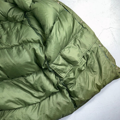 VTG Teton Mountain Coat Goose Down Puffer Coat Green Hunting Hiking 1960s 60s