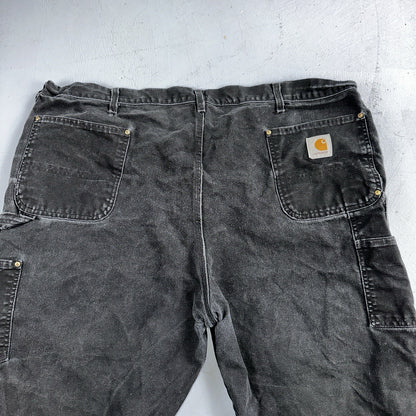 Carhartt VTG Double Knee Carpenter Pants USA B01 BLK Black Act 42x31