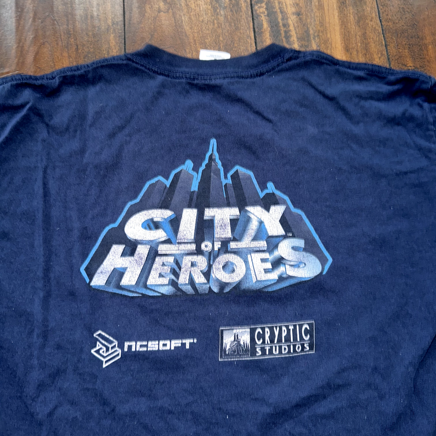 Star Captain America USA FLAG Vintage T Shirt Y2K City of Heroes Music Marvel