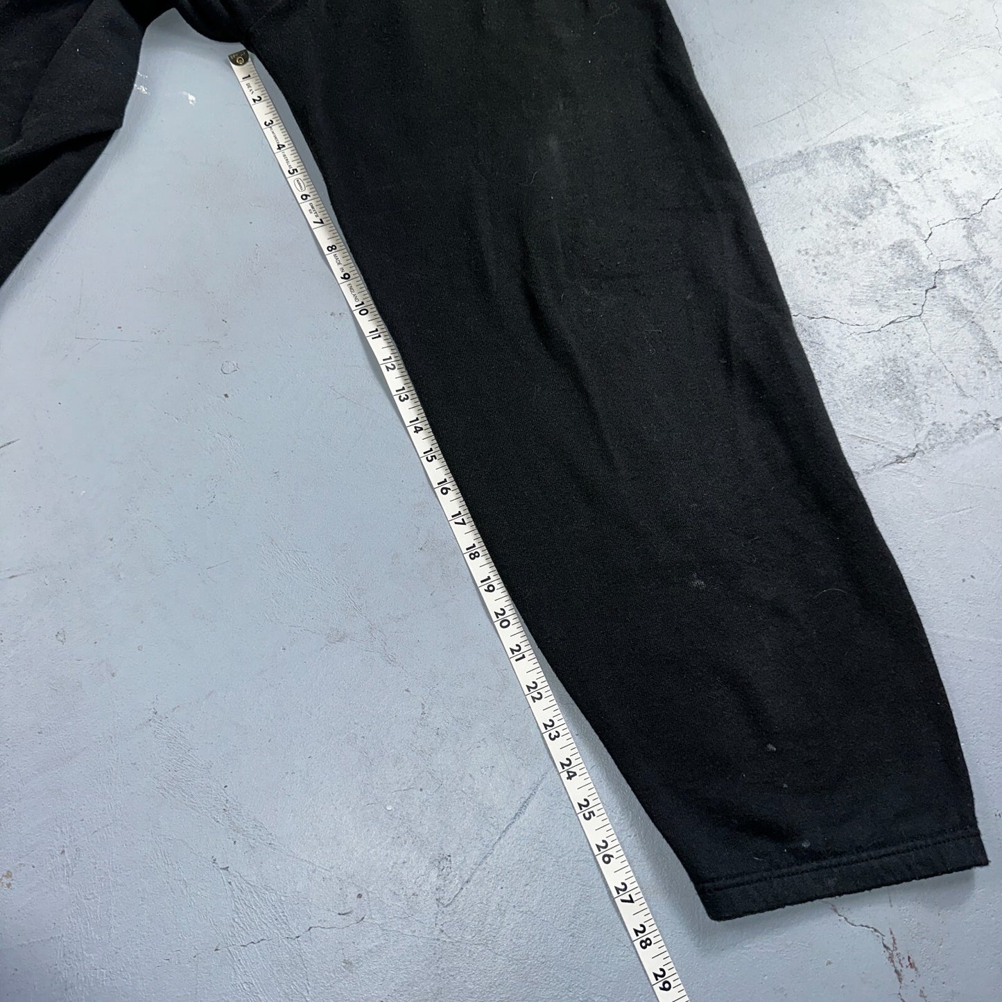 Vintage 70s FOTL Fleece Sweatpants Adult L Black Made In USA Champion 1970s