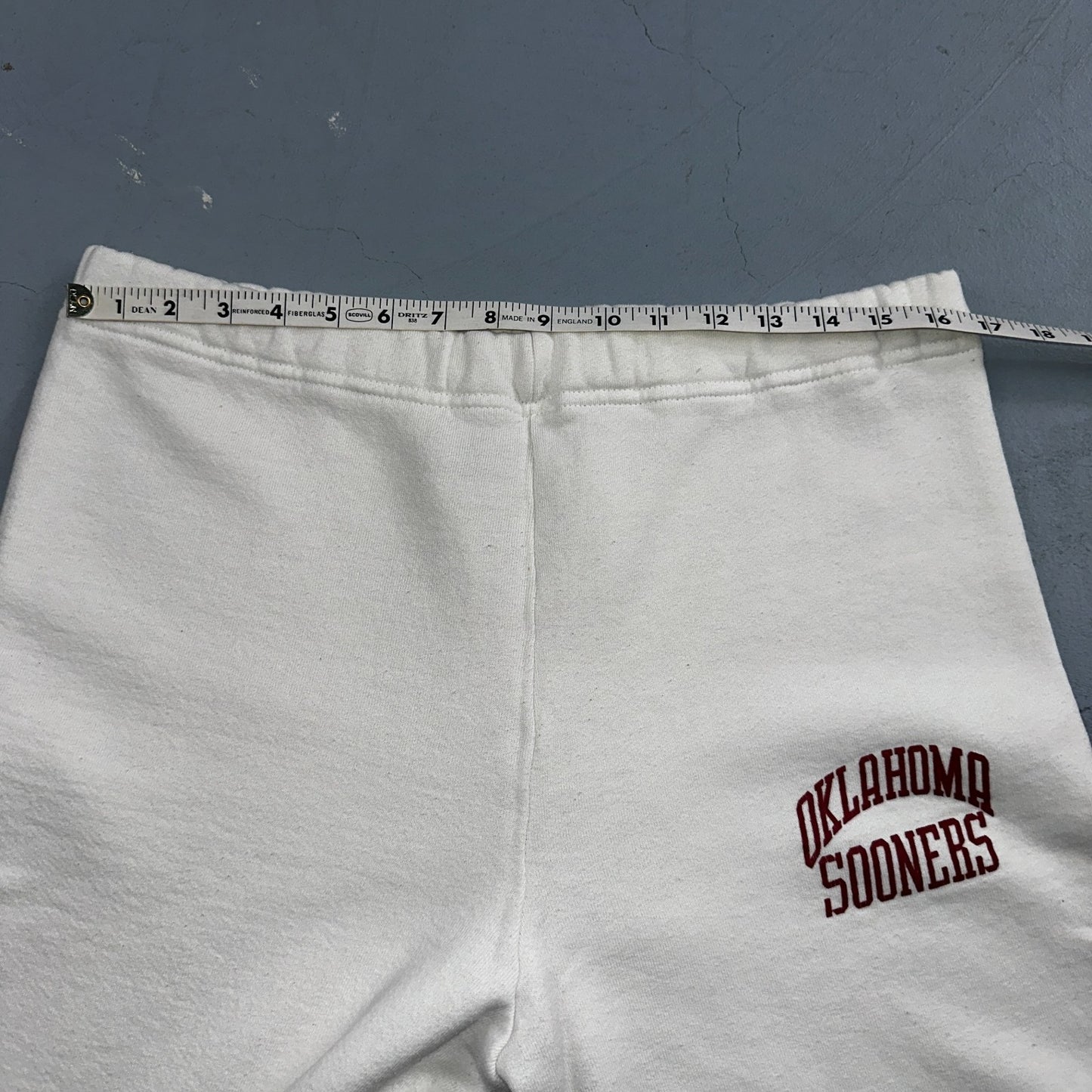 Russell Athletic VTG Sweatpants Oklahoma Sooners Gray Fleece Lounge Jogger USA