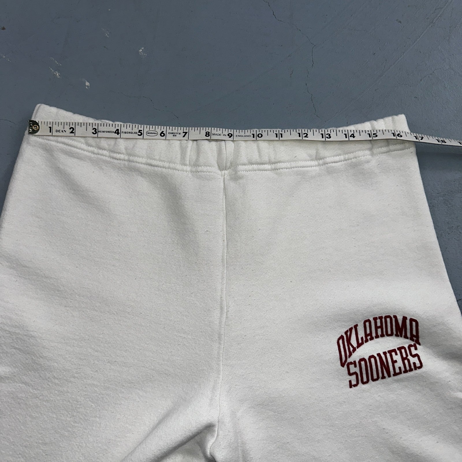 Russell Athletic VTG Sweatpants Oklahoma Sooners Gray Fleece Lounge Jogger USA