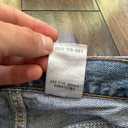 Levis 501 Vintage Y2K Straight Leg XX 2000s Jeans 34x32 Light Wash Act 32x30