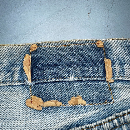 Levis 501 Vintage 80s Redline Selvedge USA XX Jeans Light Wash 1980s Act 28x29