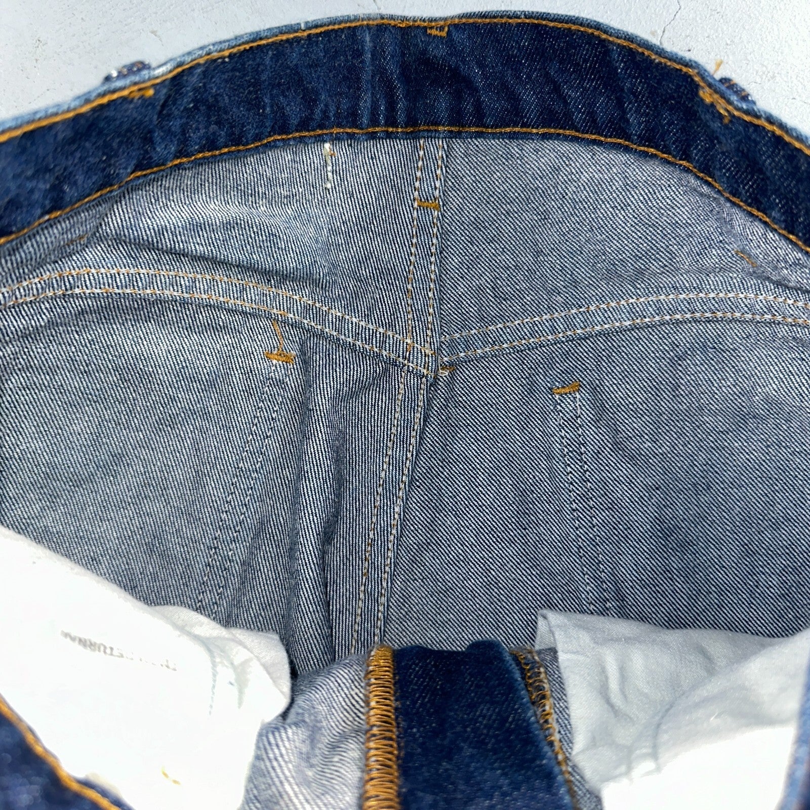 Levis 505 Vintage 80s USA Orange Tab Jeans 30x34 Blue Dark Wash 501 Act 29x28