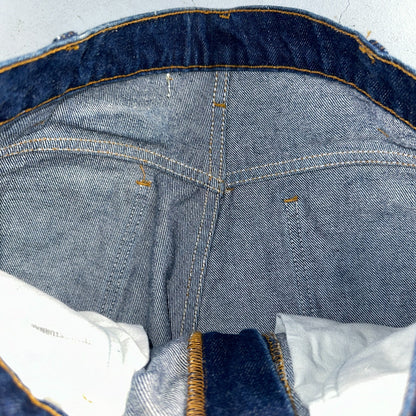 Levis 505 Vintage 80s USA Orange Tab Jeans 30x34 Blue Dark Wash 501 Act 29x28