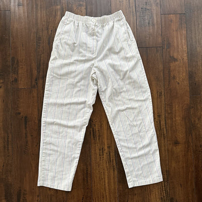 Rainbow Stripes Trader Bay Pants Relaxed Chino Chill Rockabilly 70s 80s Party