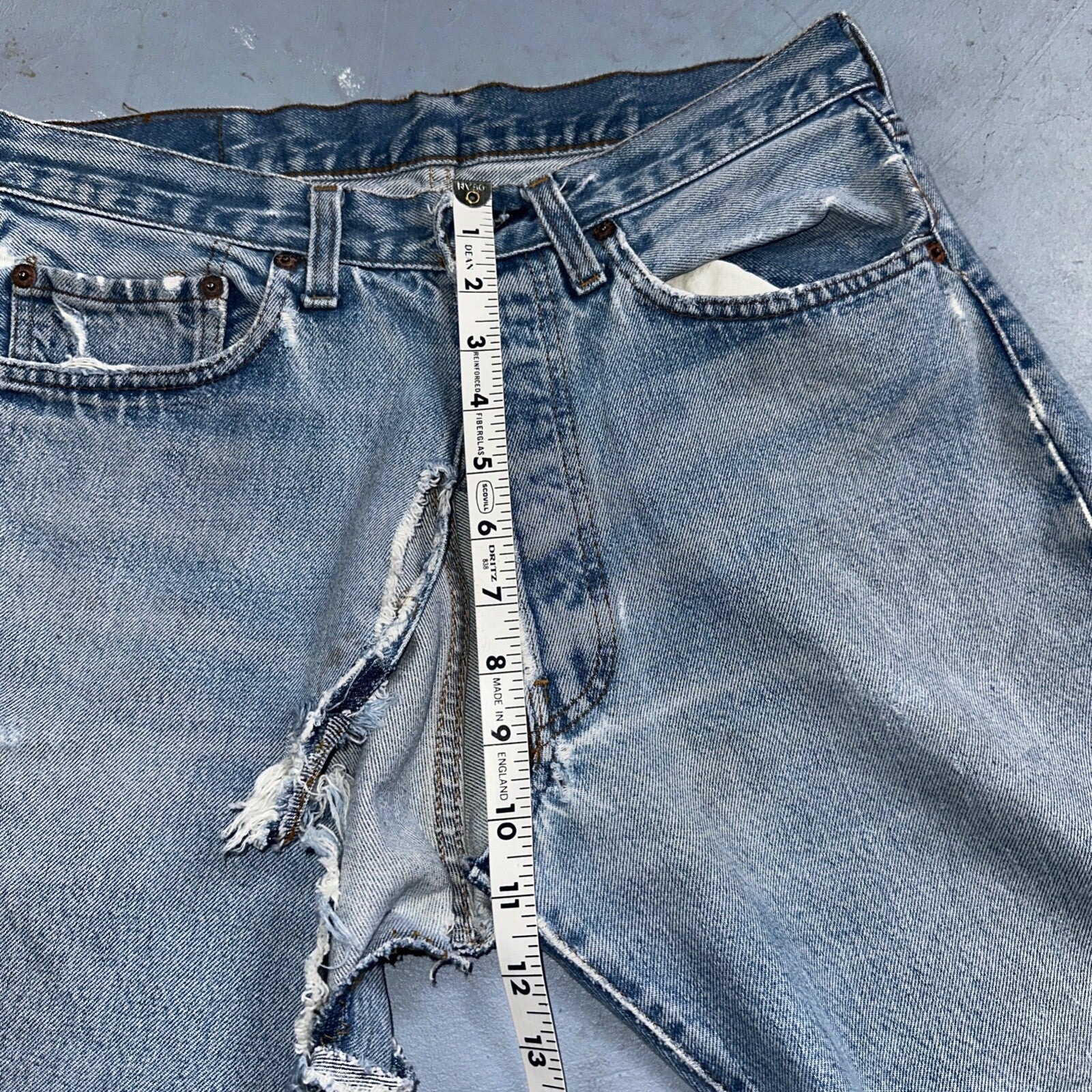 Levis 501 Vintage 80s Redline Selvedge USA XX Jeans Light Wash 32x30 Act 30x28