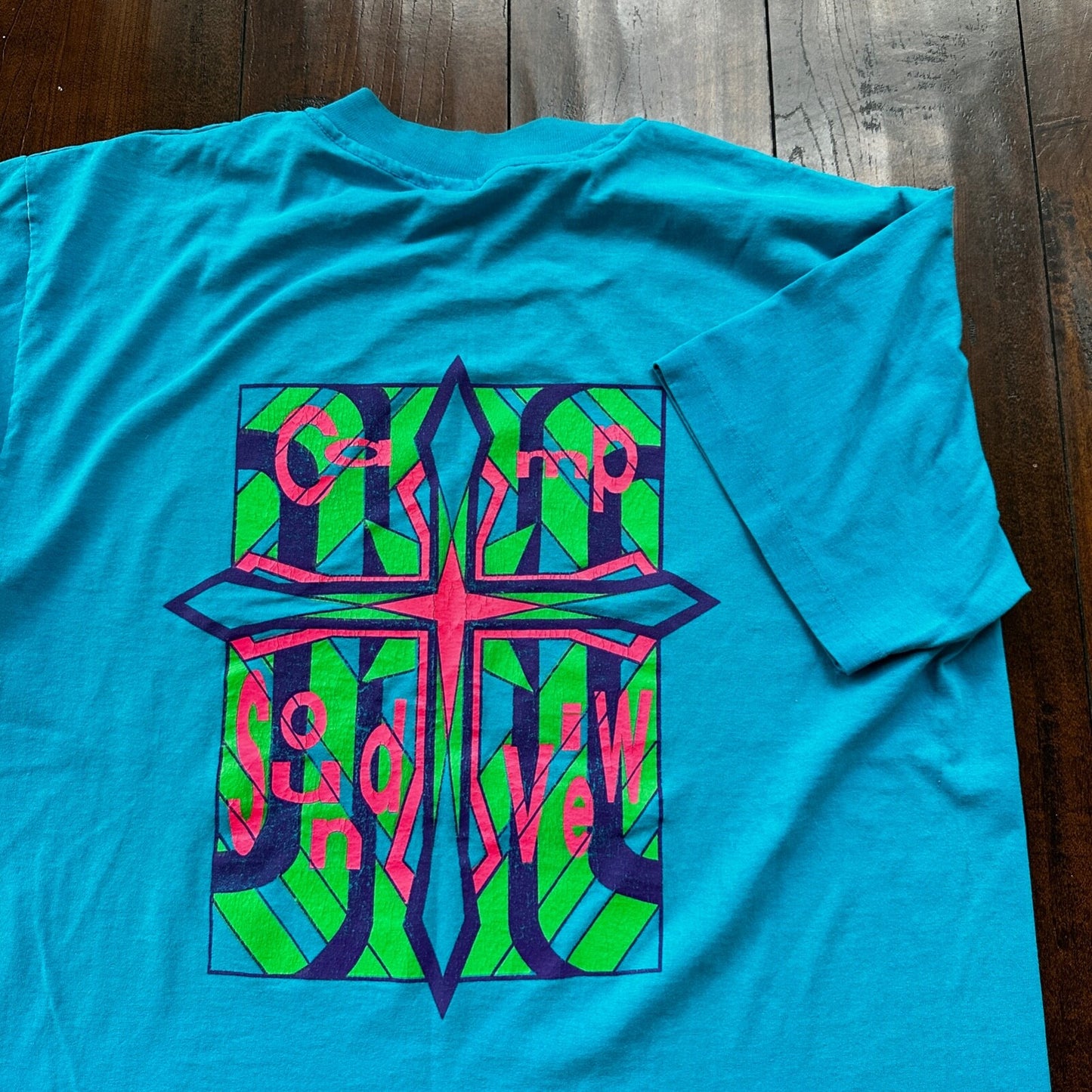 Camp Soundview Vintage T Shirt 80s Hanes Single Stitch Music Party Promo Trippy