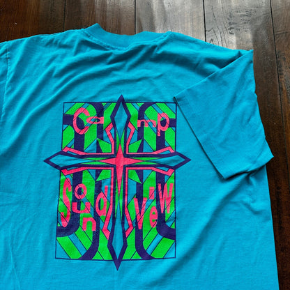 Camp Soundview Vintage T Shirt 80s Hanes Single Stitch Music Party Promo Trippy