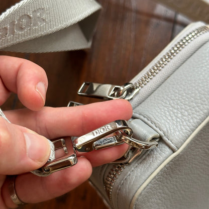 Nike Air Dior Jordan Wings Logo Grey Logo Small Rare Shoulder Bag 100% Authentic