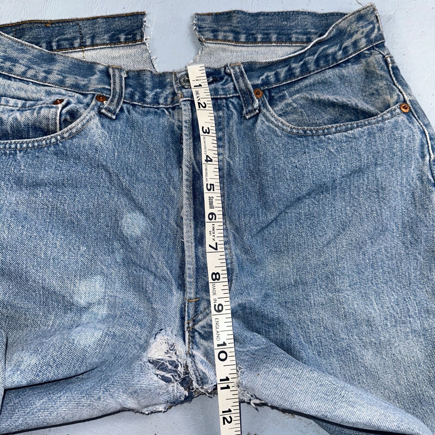 Levis 501 Vintage 80s Redline Selvedge USA XX Jeans Light Wash 32x34 Boot Cut