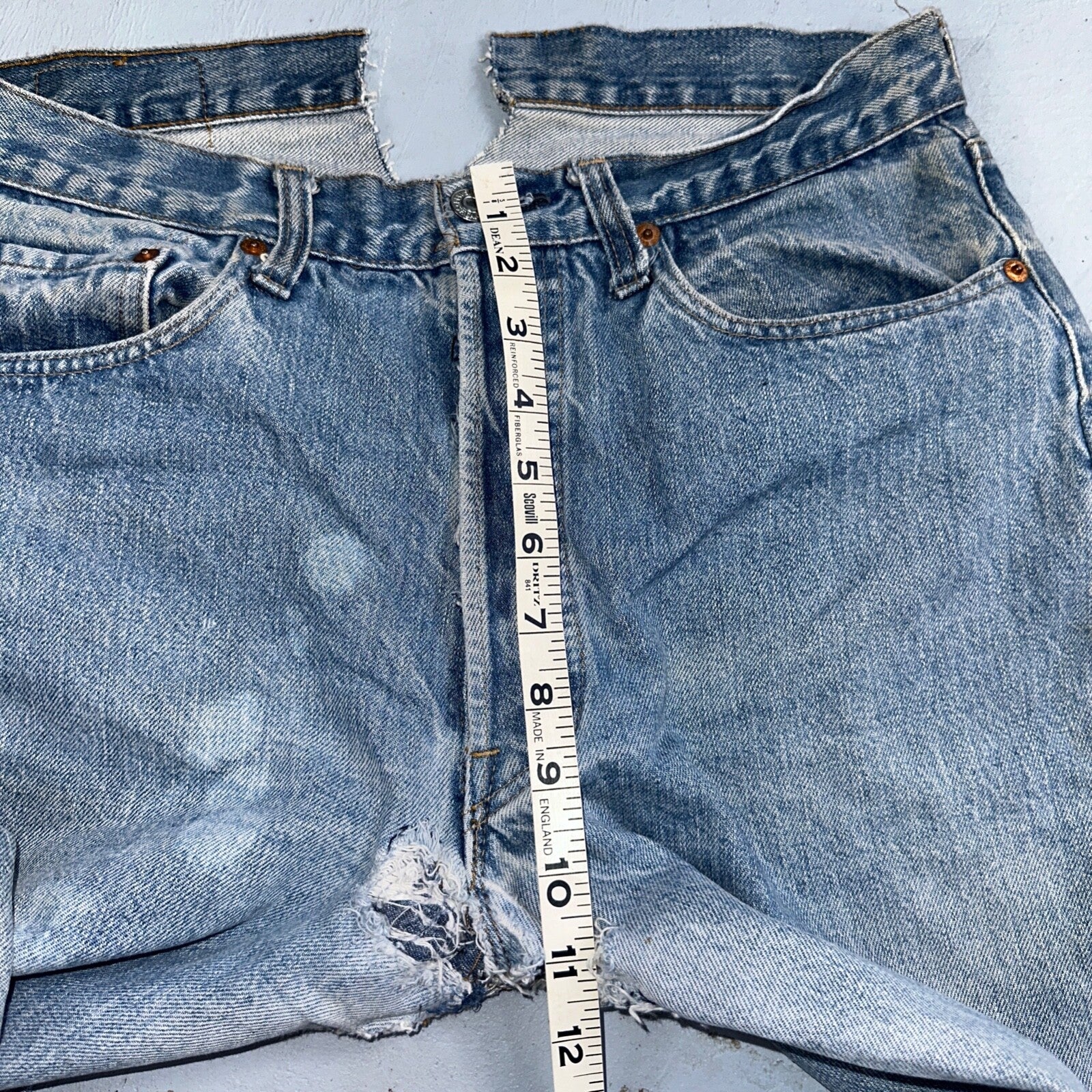 Levis 501 Vintage 80s Redline Selvedge USA XX Jeans Light Wash 32x34 Boot Cut