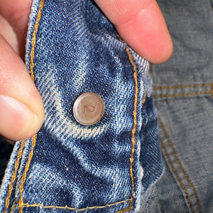 Levis VTG 517 0217 Jeans Mens 40x32 Blue Talon 70s USA Denim Single Stitch 38x31