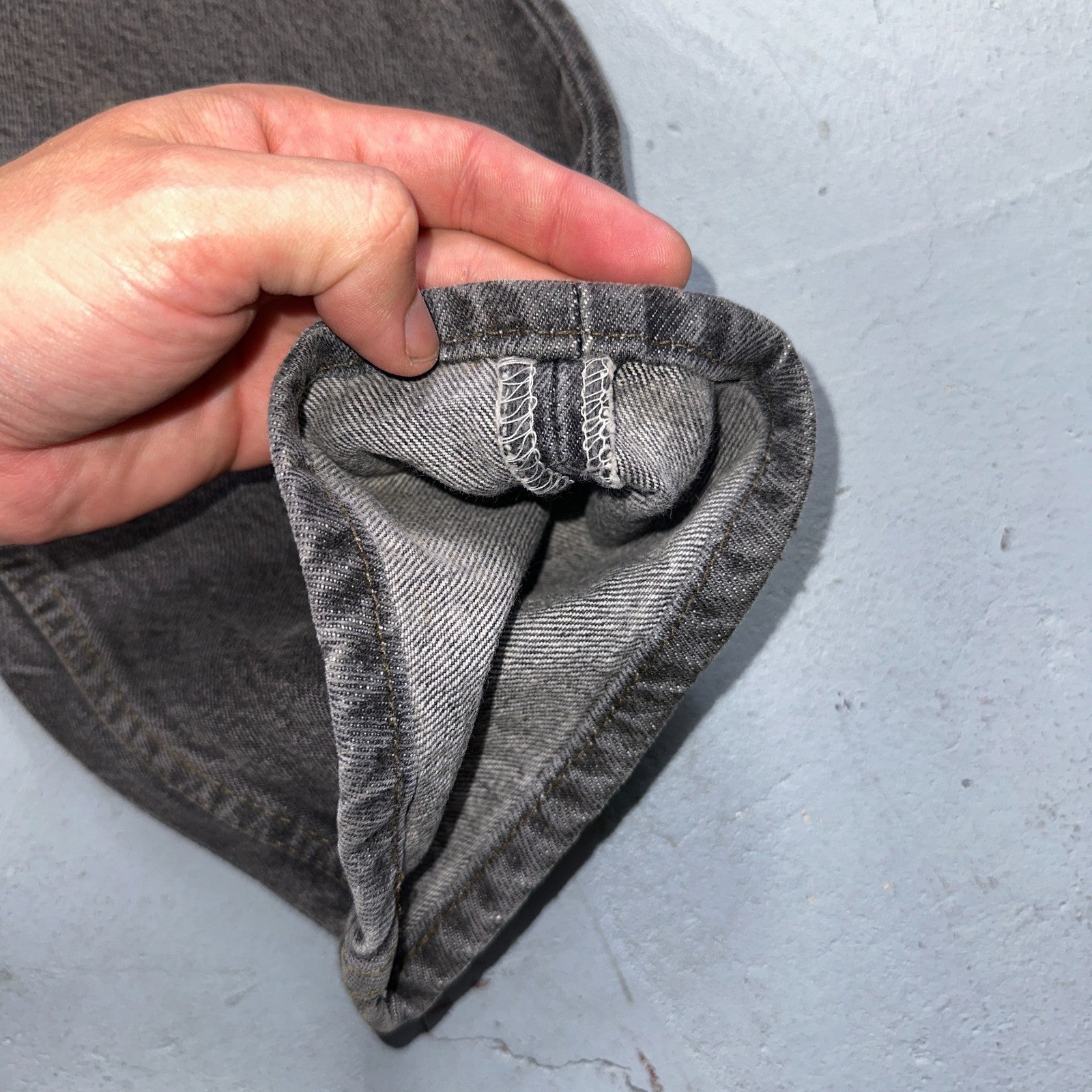 Levis 501 Vintage 80s USA XX Straight Leg Jeans Gray Light Wash 36x32 Act 34x30