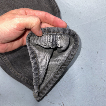 Levis 501 Vintage 80s USA XX Straight Leg Jeans Gray Light Wash 36x32 Act 34x30