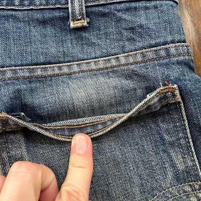 VTG 80s Levis Orange Tab 646 Bell Bottom Flares 33x31 Act 31x30 1980s 501