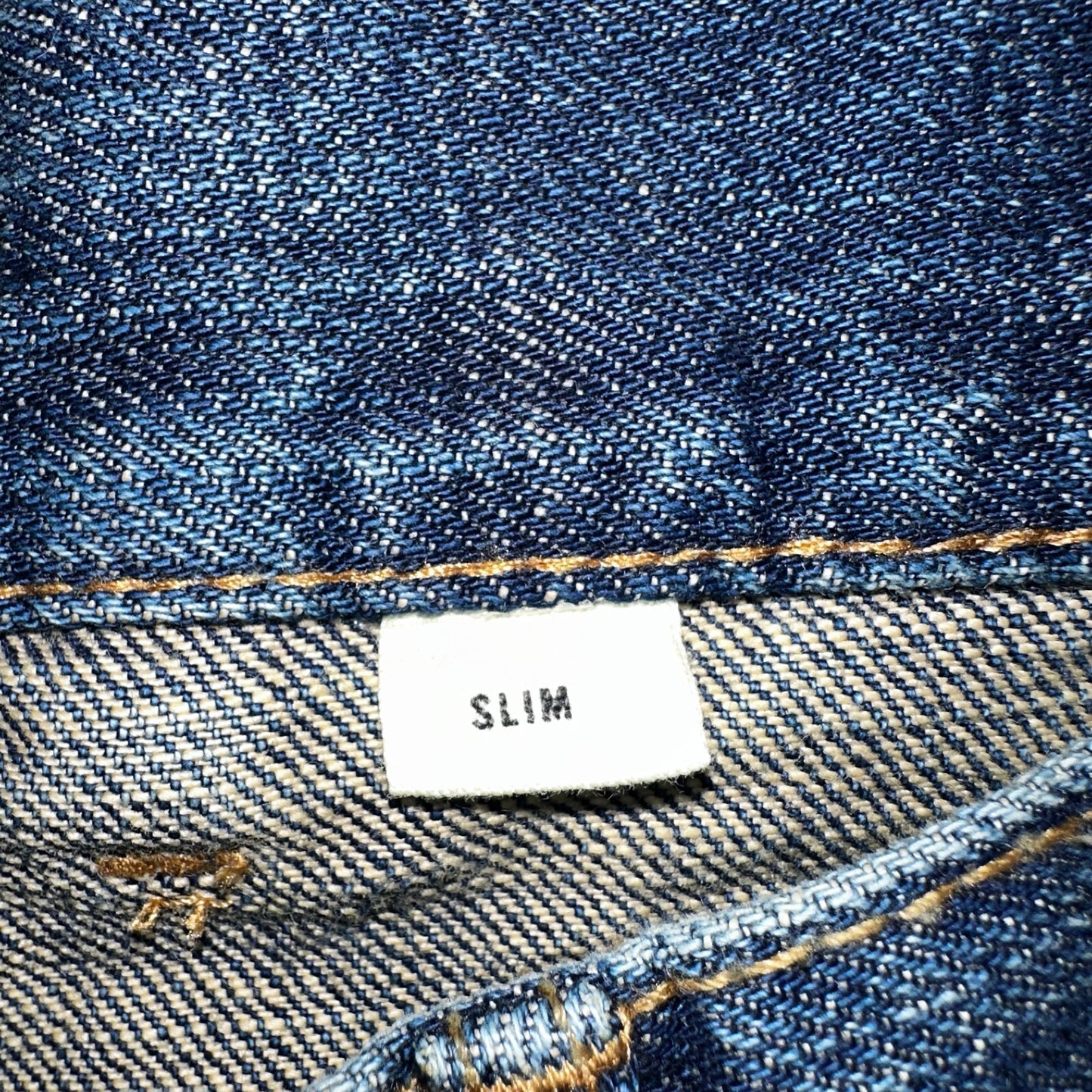 Taylor Stitch The Slim Jean Selvedge Red Line Blue Denim Mens 33 Cotton 33x33