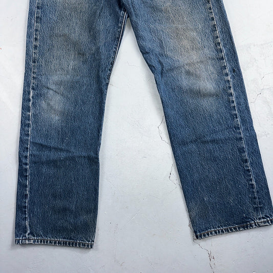 Levis 501 Vintage Y2K XX Straight Leg Jeans Blue Med Wash 35x33 Act 34x29
