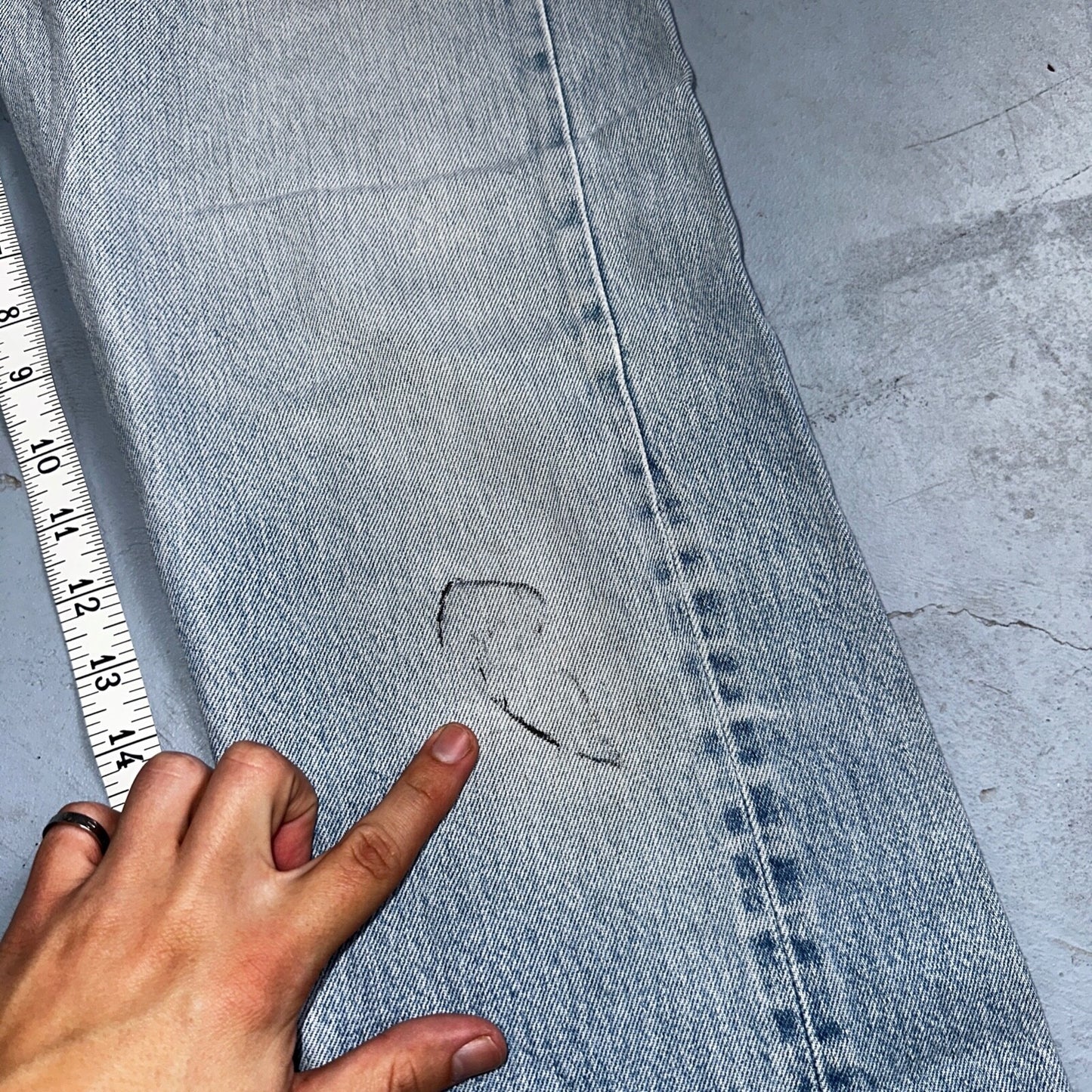 Levis 501 Vintage 80s Redline Selvedge USA XX Jeans Light Wash 32x33 Act 29x29