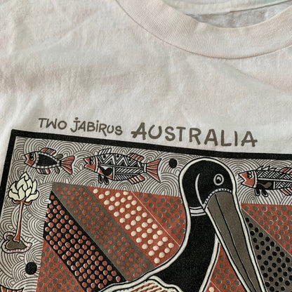 Australia Vintage T Shirt Travel Birds Pelican Ocean Beach Vacation Travel Rap