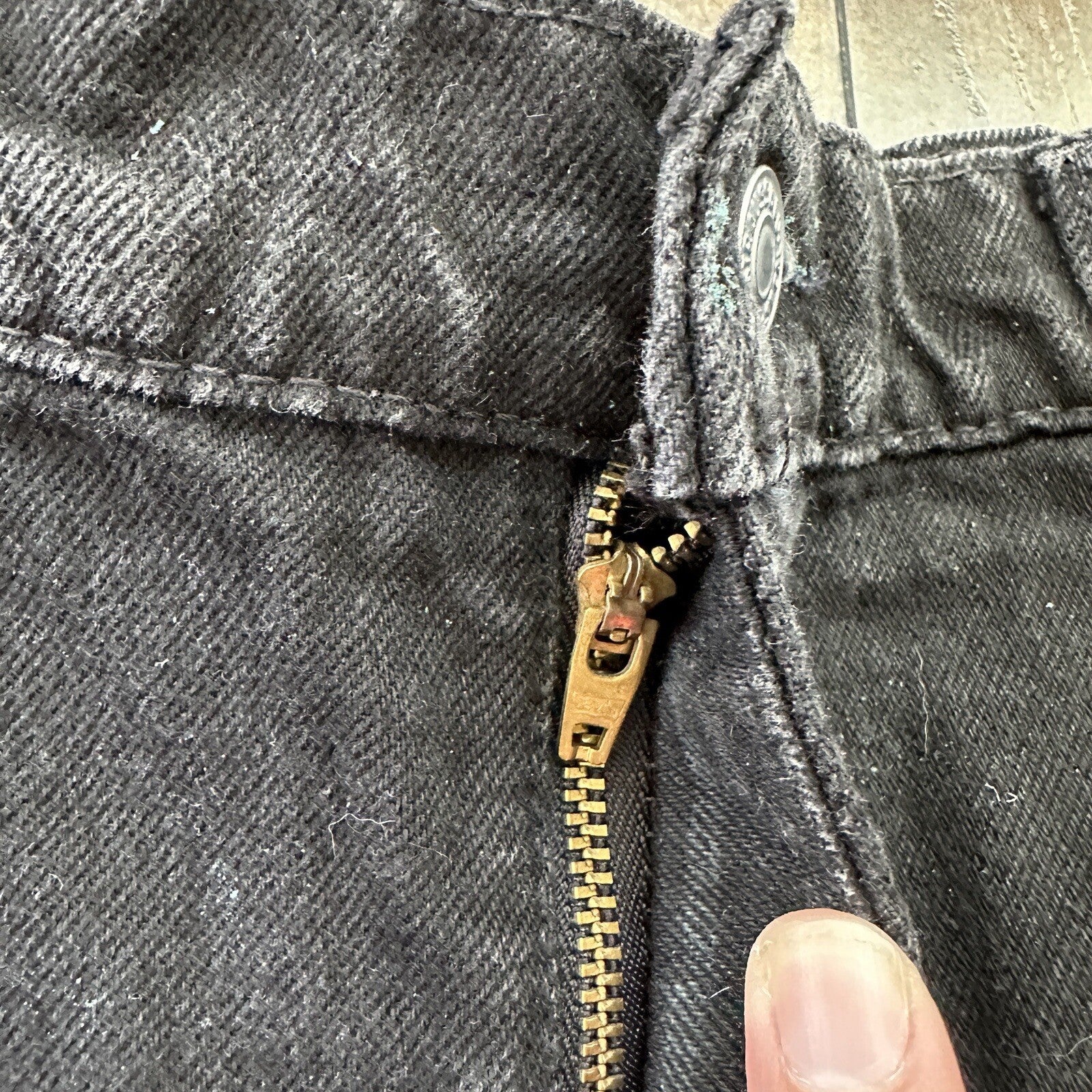 VTG Levi’s 540 Made In The USA Jeans Relaxed Fit Black 38x32 90s 501 Act 34x32