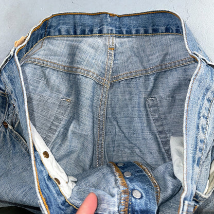 Levis 501 Vintage Y2K XX Straight Leg Jeans Blue Light Wash 36x36 Act 35x34