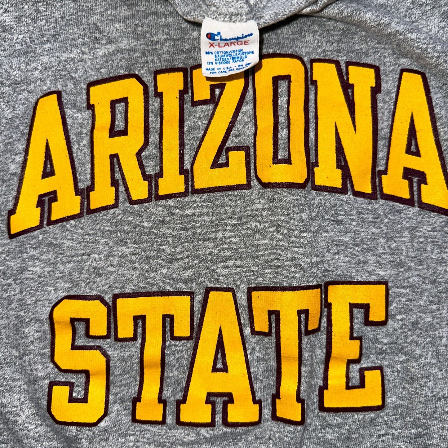 Champion 80s Arizona State VTG T Shirt ASU College University Track Tank Devils