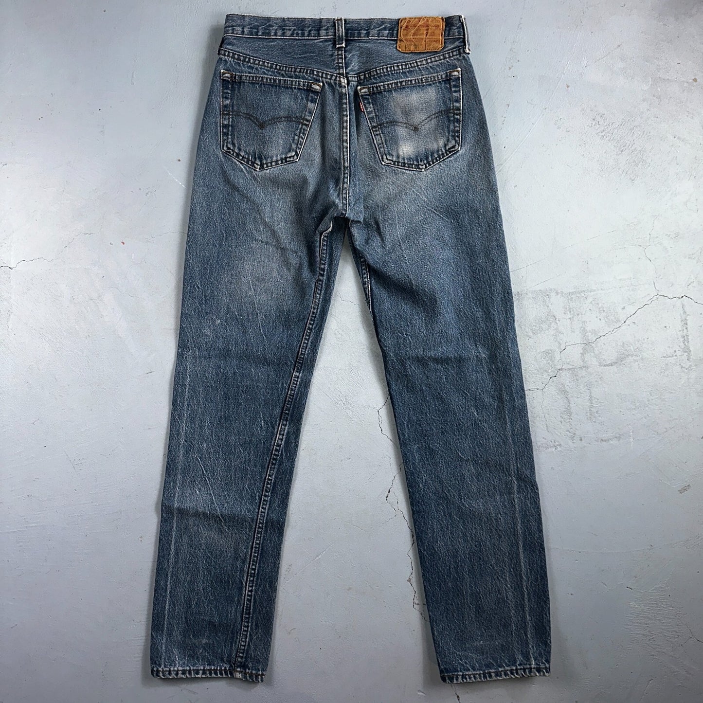 Levis 501 Vintage 80s USA XX Straight Leg Jeans Blue Light Wash Act 31x32