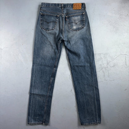 Levis 501 Vintage 80s USA XX Straight Leg Jeans Blue Light Wash Act 31x32