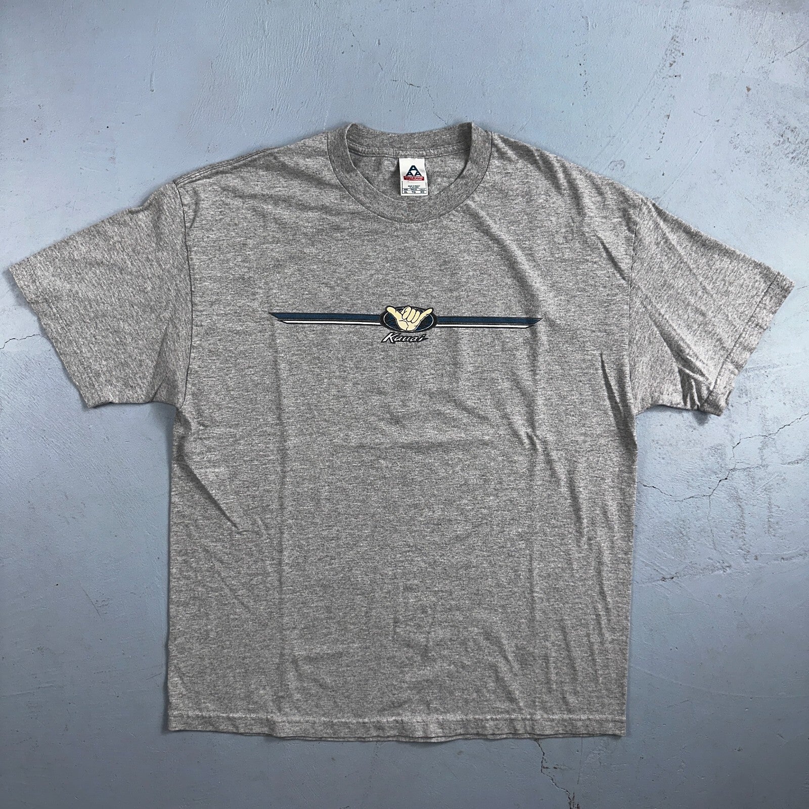 Kauai Hawaii Hang Loose VTG T Shirt Hippie Skater Stoner Cool 90s Peace Love