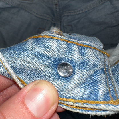 Levis 501 Vintage Y2K Hungary Straight Leg Jeans 33x34 90s Light Wash Act 31x32