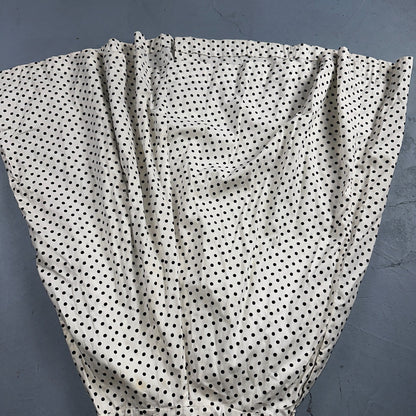 Vintage 1950s Koret of California Polka Dot Shirt Dress San Francisco Rockabilly