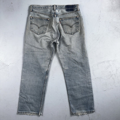 Levis 501 Vintage 90s Mexico Straight Leg Jeans 34x32 Y2K Light Wash Act 33x27
